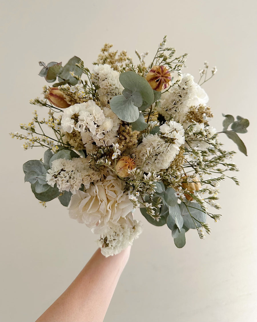 Dried Flower Bouquet  Elopement Wedding