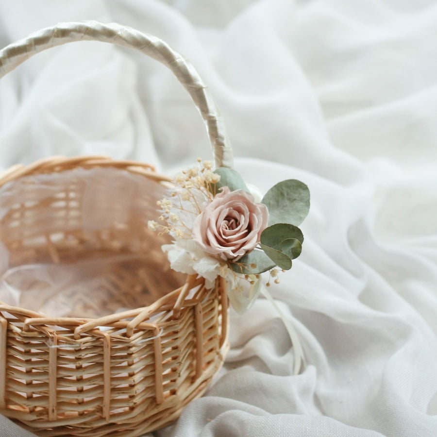 Wicker Flower Girl Baskets