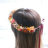 Dried Flower Crown SUNSHINE