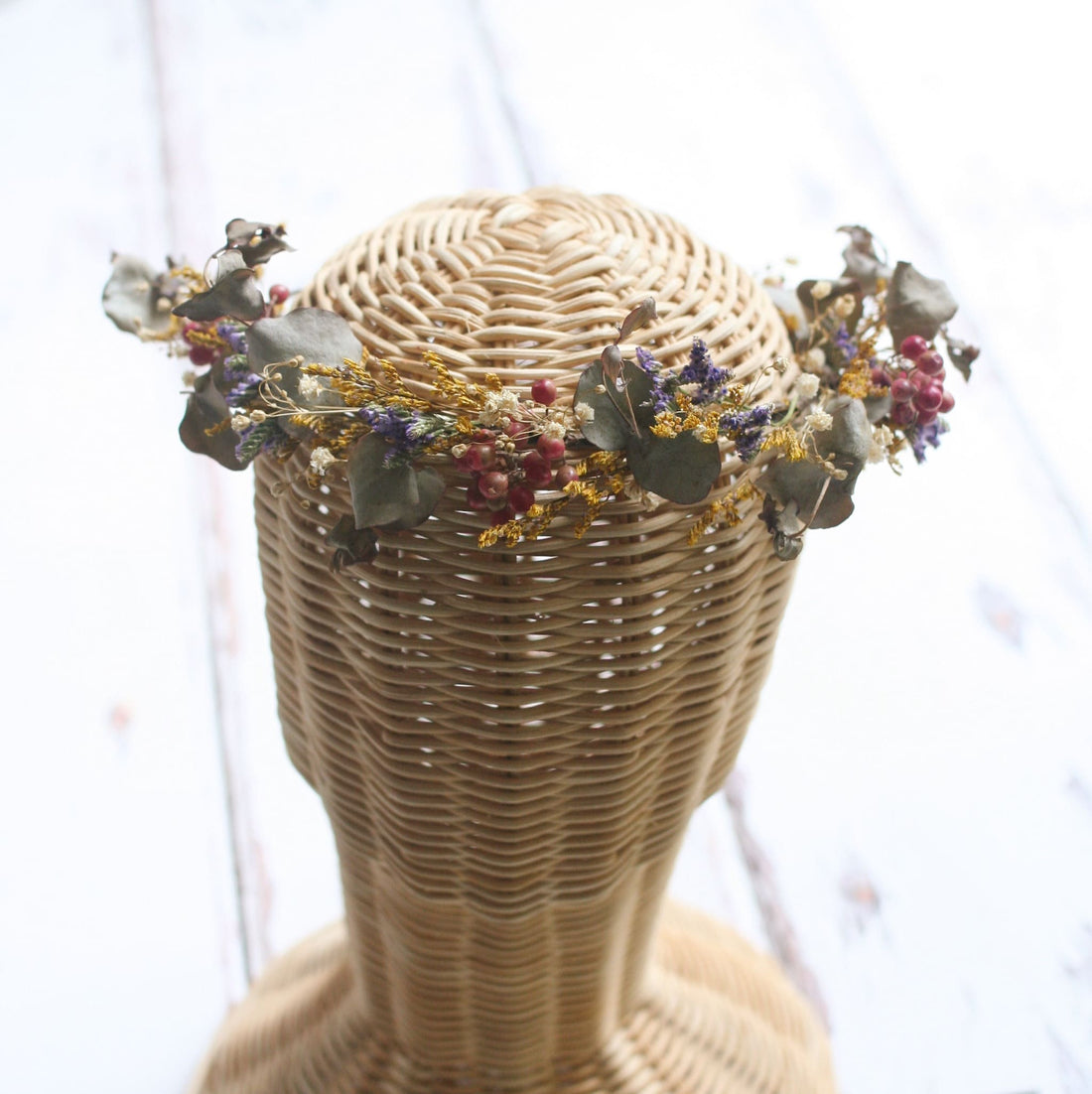 Dainty Dried Flower Crown MOUNTAIN FAIRY