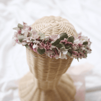 Everlasting Flower Crown OREGANO PINK - FLORA BLOOMS FLOWER DESIGN